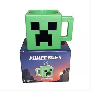 медный кружка: Кружка Minecraft в форме куба - Лицензионный дизайн по мотивам игры — 2