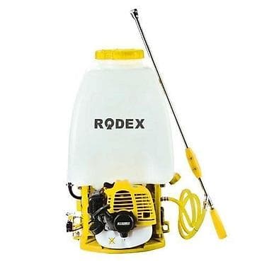 опрыскиватель 10 литров: RDX9610 Мощность: 26 CC / 0.84 НР Объем бочки : 25 LT Площадь — 1