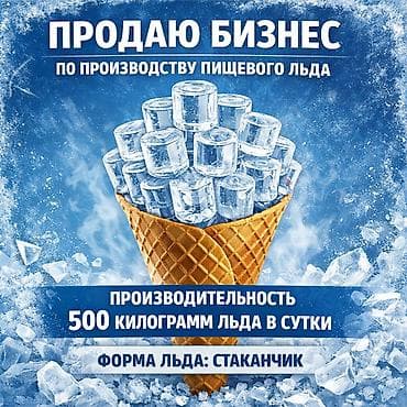 i bus: Продаю бизнес ! Производство пищевого льда! . В продаже три — 1