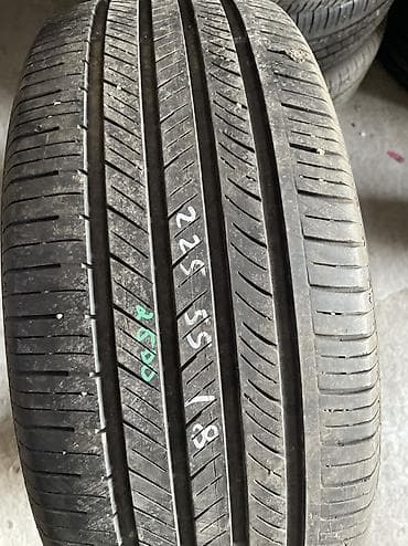 balon: Шины 225 / 55 / R 18, Лето, Б/у, 1 шт, Легковые, Корея, Hankook — 1