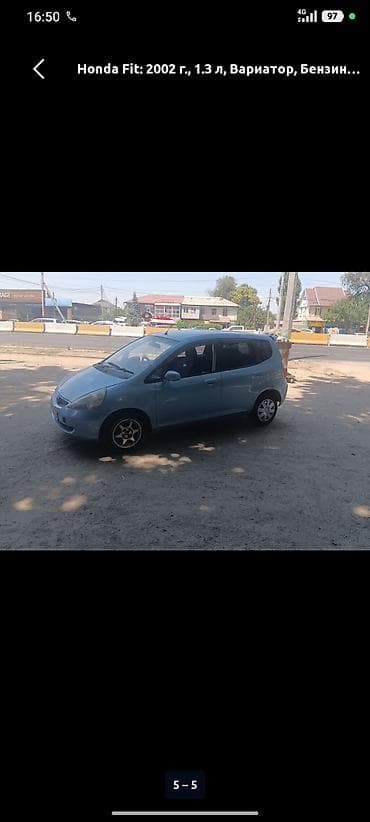 fit 2012: Honda Fit: 2002 г., 1.3 л, Вариатор, Бензин, Хэтчбэк — 5
