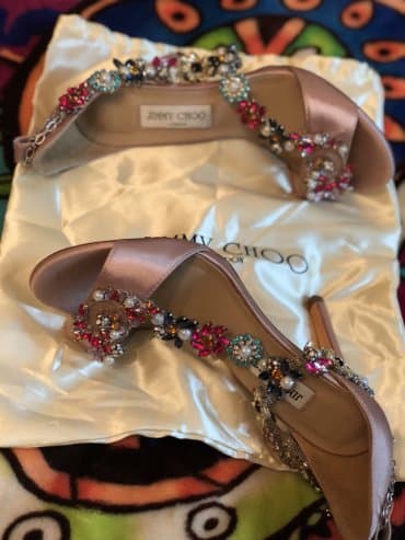 джимми чу туфли: Новые,сногсшибательные босоножки Jimmy Choo,37 размер,камни отличного — 2