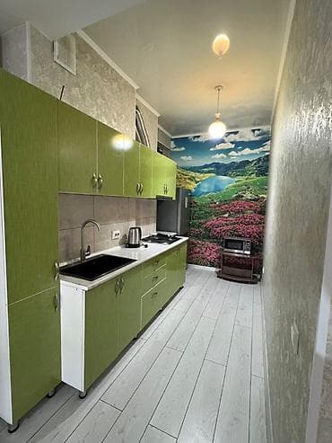 105: 2 комнаты, 53 м², Бишкек Парк ТРЦ Элитка, 13 этаж, Евроремонт — 3