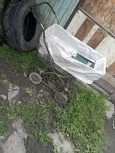 тележка ручная складная: Садово-строительная тачка и тележка, Стальная, Двухколесная — 4