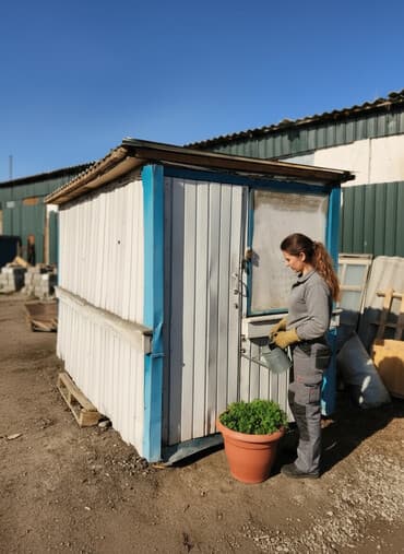 на дом цех: Киоск / торговый павильон 2×3 м с. Маевка. - Компактный разборный — 1