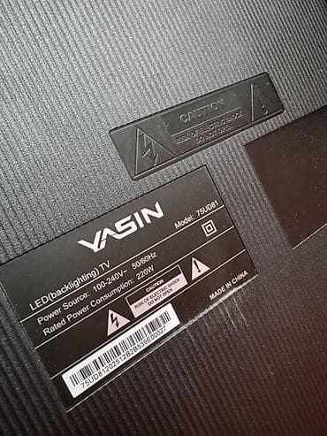 ТВ и видео: Срочно продаю Телевизор VASIN, модель 75UDB1 (LED с подсветкой) — 1