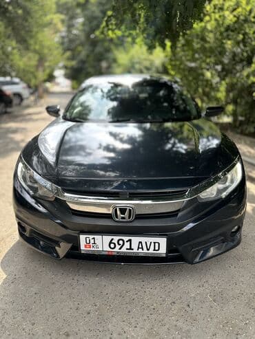 расрочка машын: Honda Civic: 2017 г., 2 л, Вариатор, Бензин, Седан — 1