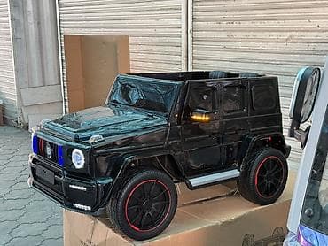 Детский транспорт: Детский электромобиль SUV (стиль внедорожника) - Кузов: черный — 3