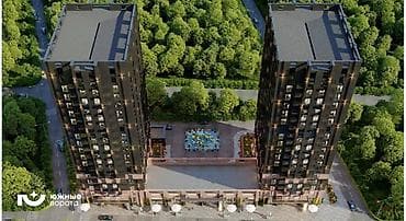 Квартиры: 3 комнаты, 107 м², Элитка, Асанбай мкр Элитка, 2 этаж, ПСО (под самоотделку) — 7