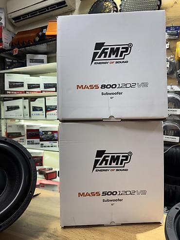 Автоэлектроника: Сабвуферы AMP Energy of Sound — серия MASS, 12" Варианты: - MASS 500 — 9