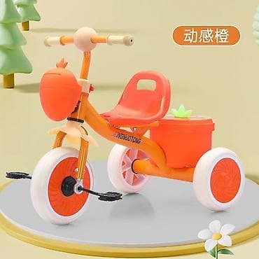 Детские самокаты: Детский трёхколёсный велосипед с педалями - Яркий дизайн с передней — 4