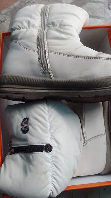 летний туфли мужские: Сапоги женские зима бу белый цвет — 1