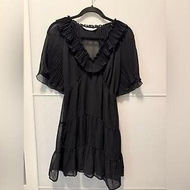 vintage nike: Вечернее платье, А-силуэт, Короткая модель, Шифон, С рукавами, 2XS — 3
