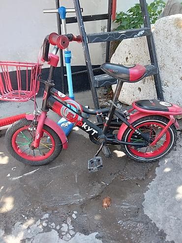 комбо 3 в 1: Детский велосипед, 2-колесный, 4 - 6 лет, Б/у — 3