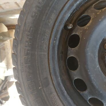 шины 14 бу бишкек: Колеса в сборе 195 / 65 / R 15, Зима, Комплект, Железные, отверстий - 4 — 3