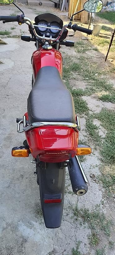 электро мото: Классический мотоцикл Honda, 100 куб. см, Бензин, Взрослый, Б/у — 4