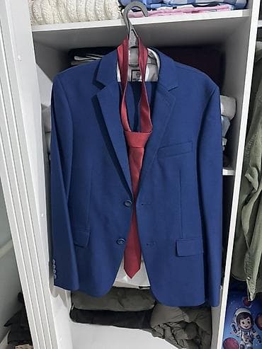 темно синий пиджак: Пиджак TESORO мужской, синий - Бренд: TESORO (ярлык внутри) - Цвет — 1