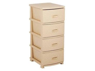 мебель для ванной размеры: Комод для ванны, Новый, Без раковины, Пластик, цвет - Бежевый, Бесплатная доставка, Платная доставка — 4