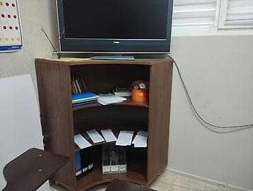 Офис столдору: Кеңсе үчүн үстөл, Жөндөлбөй турган, түсү - Күрөң, Бурчтуу, ЛДСП — 10