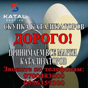 авто с последующим выкупом бишкек саната: Катализатор сатып алабыз,эн кымбат баада катализатор, Куплю — 3