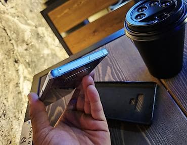 redmi note 6 pro: Samsung Galaxy Note 9, Б/у, 128 ГБ, цвет - Синий, 1 SIM — 2
