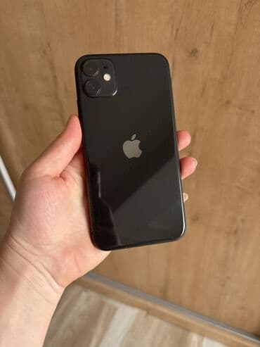ipod classic купить: IPhone 11, Колдонулган, 128 ГБ, Кара, Коргоочу айнек, Каптама, Кабель, 76 % — 6
