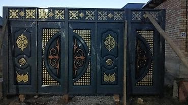 Дом и сад: Кованые и металлические ворота для частного дома - Тип — 8