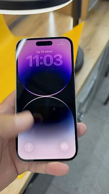 айфон по низкой цене: IPhone 14 Pro, Б/у, 256 ГБ, 81 % — 5