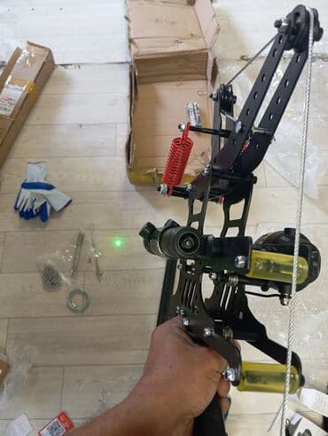 прибор ночного видения для охоты бу: Компактный арбалет с металлическим корпусом черного цвета. Оснащен — 3