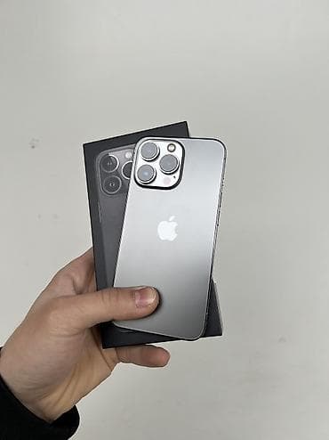 apple airpod: IPhone 13 Pro, Б/у, 128 ГБ, Space Gray, Коробка, 77 % — 3