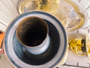 старинный самовар на дровах: Самоор, Колдонулган, Өзү алып кетүү — 7