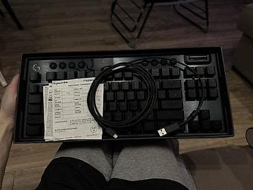 Настольные ПК и комплектующие: Клавиатура, Logitech, Механическая, Bluetooth подключение, Размер: 80% — 2