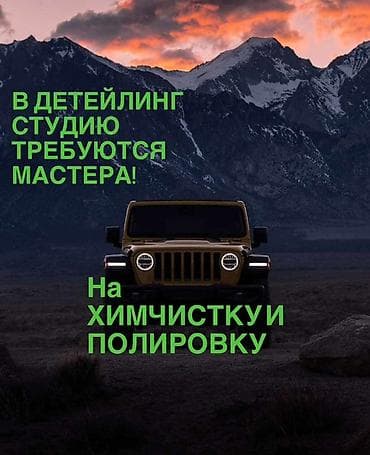 В нашу детейлинг-студию требуются мастера по химчистке и полировке