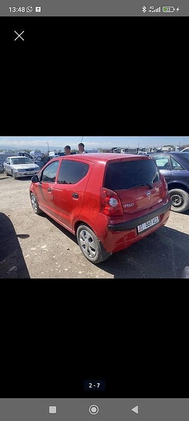 Унаа сатуу: Nissan Pixo: 2009 г., 1 л, Кол менен иштөөчү, Бензин, Хетчбек — 3