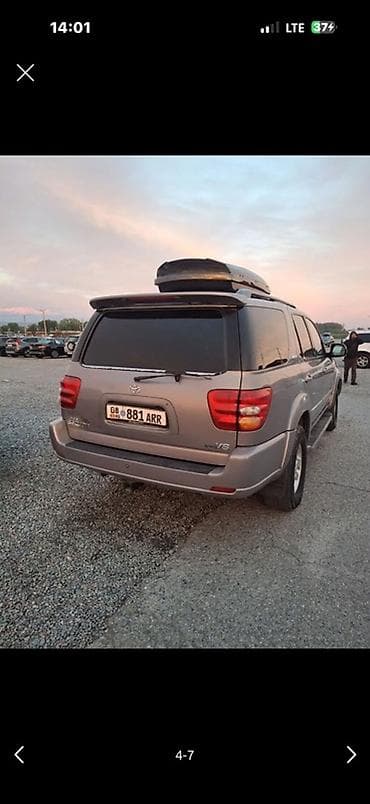 jet car: Toyota Sequoia: 2001 г., 4.7 л, Бензин, Внедорожник — 4