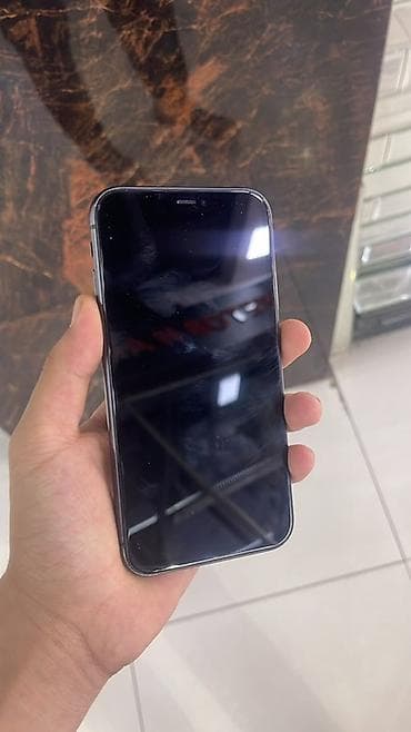 айфон телфон: IPhone 11, Б/у, 128 ГБ, Черный, 100 % — 1