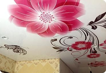 Натяжной потолок: Натяжной потолок 3D потолки, Глянцевое, Матовое Монтаж, Бесплатная консультация, Бесплатный замер — 1