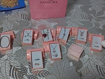 От 200 до 590сом Ювелирные украшения Pandora — набор. Состав по фото — 1
