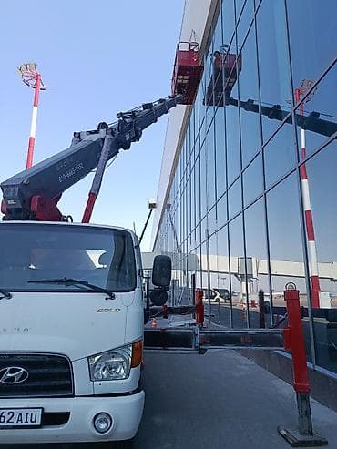 Автоуслуги: Услуги Автовышки 28м Бишкек Hyundai - Рабочая корзина для 2 человек — 1