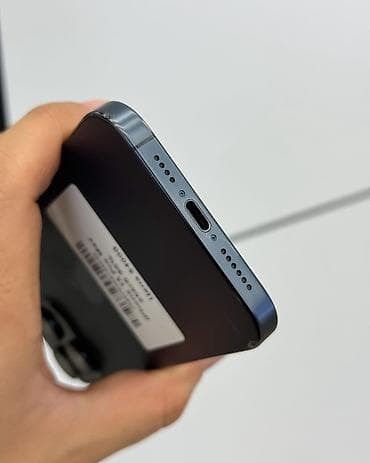 iphone 12 pro ош: IPhone 15 Pro Max, Б/у, 256 ГБ, Blue Titanium, Защитное стекло, Чехол, В рассрочку, 90 % — 5