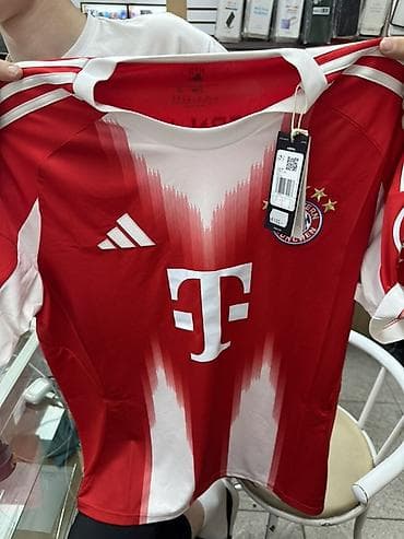 ютуб кнопка: Футбольная футболка adidas FC Bayern München Home - Официальная — 1
