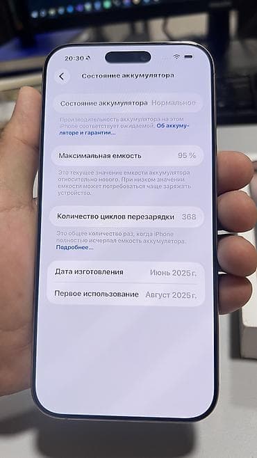 IPhone 16 Pro Max Desert Titanium. - Память: 256 Гб - АКБ: 95% — 3