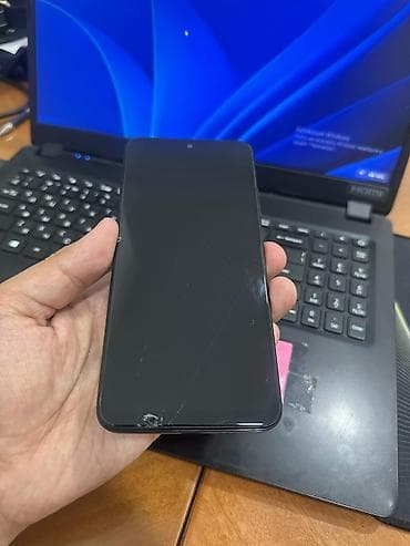 red: Redmi, Redmi Note 11, Б/у, 128 ГБ, цвет - Черный, 2 SIM — 2