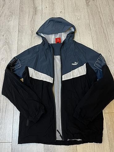 Рубашки: Ветровка PUMA с капюшоном - Лёгкая спортивная куртка-ветровка с — 1