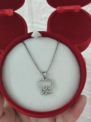Ювелирные изделия: Серебряные колье, Проба 925, Женские, Новый, Цирконий — 1