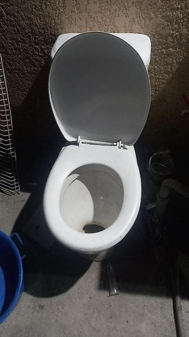 электронный щетка: Унитаз-компакт с сиденьем и крышкой.
Целым, рабочим вытащили — 1