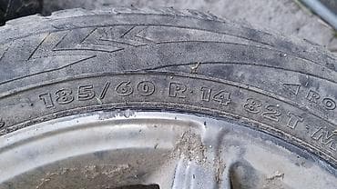 Диски: Колеса в сборе 185 / 60 / R 14, Зимняя шипованная, Комплект, Литые — 2