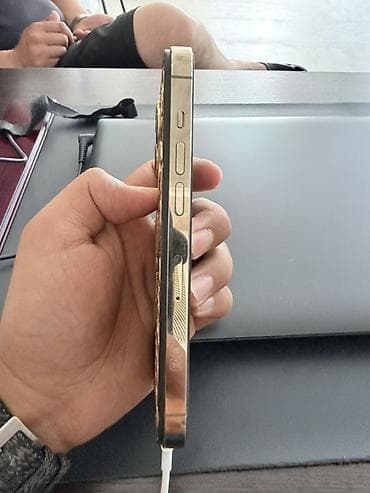 airpods pro node: IPhone 14 Pro, Б/у, 512 ГБ, Золотой, Кабель, 90 % — 6