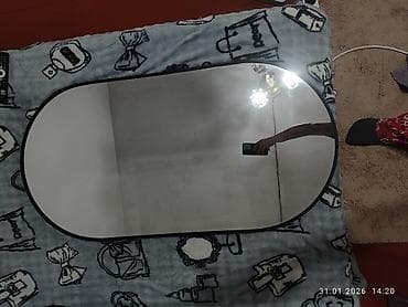 ретро лампочки: Зеркала с подсветкой 1. Круг 1 полоса с отступом закрытое + черный — 7