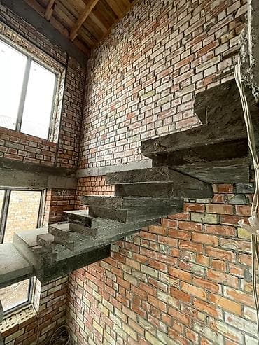 сварка лесницы: Бетонная лестница Для дома, Форма лестницы: Г-образная — 4